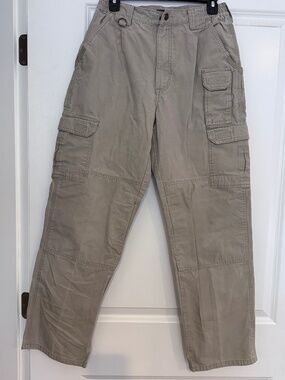 5.11 Tactical Cotton Canvas Pant Mens size 30 x 32 khaki cargos